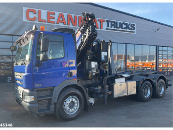 Hook lift truck, Crane truck DAF FAT 85 CF 360 6x4 PM 25 Tonmeter laadkraan: picture 2
