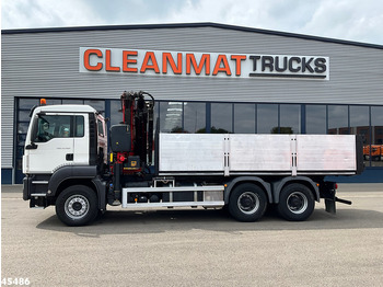 Tipper, Crane truck MAN TGS 33.460 6x4 Euro 6 Fassi 23 Tonmeter laadkraan Just 137.258 Km!: picture 4