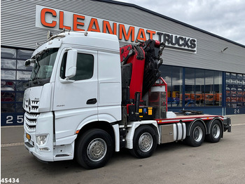 Crane truck Mercedes-Benz Arocs 3251 8x4 Euro 6 Retarder HMF 85 Tonmeter laadkraan Fly-Jib: picture 2