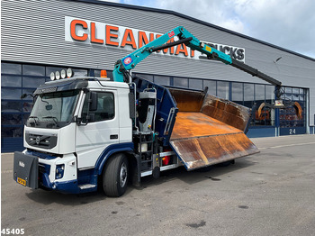 Tipper, Crane truck Volvo FM 330 HMF 16 Tonmeter Z-kraan: picture 2
