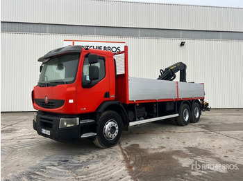 Dropside/ Flatbed truck RENAULT Premium 370