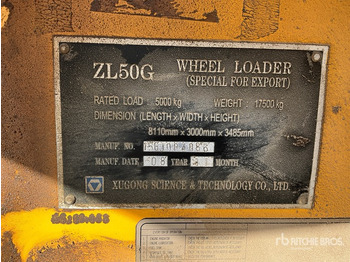Wheel loader XCMG ZL50G
