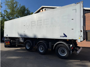 Tipper semi-trailer Stas SA345K 60m3 Vol-alu Klep/deuren 10 tons assen Liftas Stuuras: picture 2