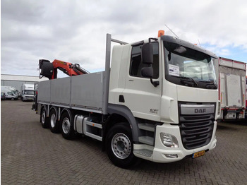 Crane truck DAF CF 460 Combi Pacton MXD220 + 8X2 + Manual + Euro 6 + Palfinger PK 18500: picture 2