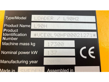 Wheel loader Volvo L90H H2 AGRICULTURE Dansk-maskine, Co-Pilot, LANG-: picture 2 Wheel loader Volvo L90H H2 AGRICULTURE Dansk-maskine, Co-Pilot, LANG-: picture 2