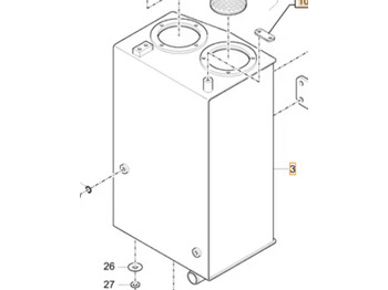 Hydraulic tank CASE