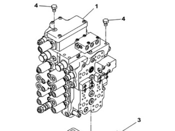 Hydraulic valve CASE