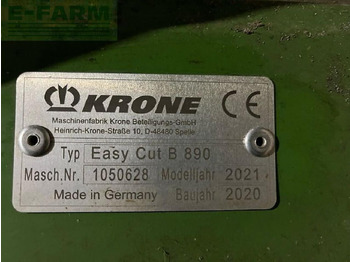 Mower Krone easy cut b 890: picture 3