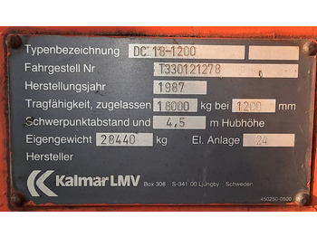 Diesel forklift Kalmar DC18-1200: picture 4 Diesel forklift Kalmar DC18-1200: picture 4