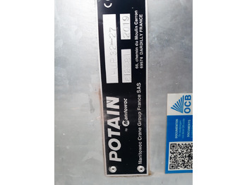 Self-erecting tower crane POTAIN