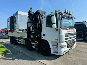 Dropside/ Flatbed truck, Crane truck DAF CF 85.360 8x2 + HIAB 422E8 REMOTE CONTROLE: picture 4