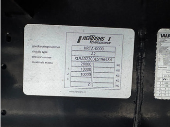 Curtainsider trailer Hertoghs AC2 BPW AXLE SLIDING ROOF: picture 5 Curtainsider trailer Hertoghs AC2 BPW AXLE SLIDING ROOF: picture 5