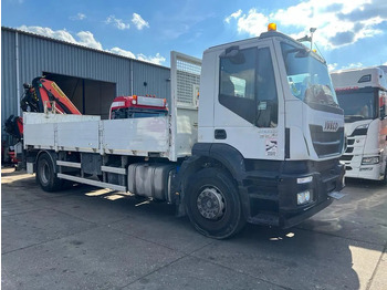 Dropside/ Flatbed truck, Crane truck Iveco Stralis 310 PALFINGER PK14002 - MOTOR DEFECT: picture 3