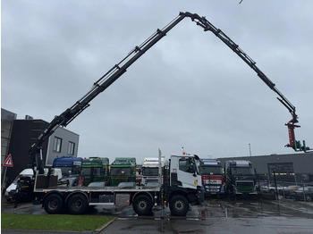 Dropside/ Flatbed truck, Crane truck Renault C430 8X4 - EURO 6 + HIAB 288 E-5 + JIB 70X-4 + REMOTE + FULL STEEL SUSP.: picture 2