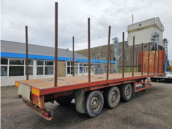 Dropside/ Flatbed semi-trailer Trax 3 Meter extendable - MAX 15.5 meter long + Lifting axle: picture 4