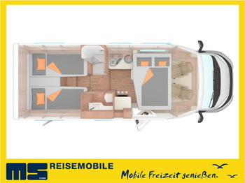 Semi-integrated motorhome Weinsberg CARASUITE 700 MEG /155PS /EINZELBETTEN & RAUMBAD: picture 2