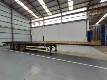 Dropside/ Flatbed semi-trailer Krone SD 27 FREINS TOMBOURS /TROMMELREMMEN: picture 4