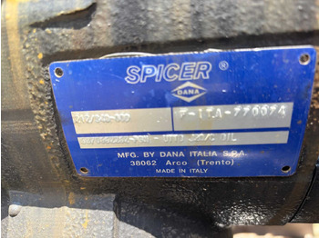 Excavator DANA ITALIA S.R.L SPICER / DANA - PLANETARY STEERING AXLE: picture 2 Excavator DANA ITALIA S.R.L SPICER / DANA - PLANETARY STEERING AXLE: picture 2