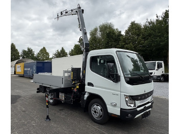 Crane truck, Dropside/ Flatbed truck FUSO 3S15 Alu Pritsche 2.80m Ladekran Funk! sofort ve: picture 2