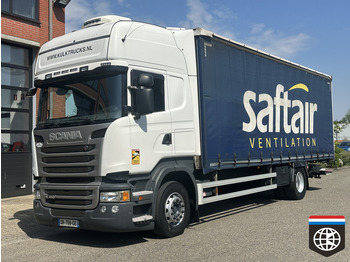 Curtainsider truck Scania R 410 Retarder / 8.1x2.5x2.65 / SLIDE ROOF / night ac / CLEAN TRUCK: picture 2