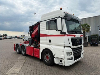 Tractor unit MAN 28.500 TGX 6X2-2 BLS, Kran HMF 5020-K6, Funk,23m: picture 4