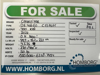 Generator set Caterpillar DE400E0 C13 PGFT 400 kVA Silent Generatorset CAT New !: picture 2 Generator set Caterpillar DE400E0 C13 PGFT 400 kVA Silent Generatorset CAT New !: picture 2