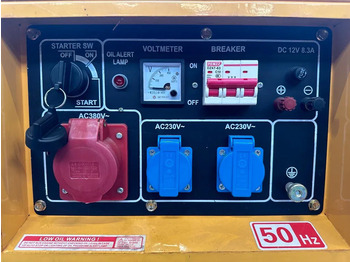 Generator set Diesel Diesel Generator UK-9500 5.5 kW 230 en 400 Volt Silent Diesel generator New !: picture 3