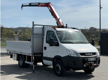 Flatbed van Iveco Daily 65C14 Pritsche 3,75 m FASSI F38 A.22: picture 2