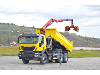 Tipper, Crane truck Iveco TRAKKER 360 * Kipper 4,90m* KRAN/FUNK*6x4: picture 2