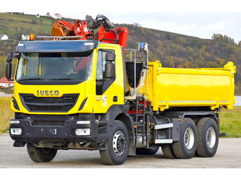 Tipper, Crane truck Iveco TRAKKER 360 * Kipper 4,90m* KRAN/FUNK*6x4: picture 5