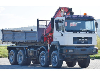 Crane truck, Tipper MAN 41.460 * KRAN * 8x8 ! TOPZUSTAND: picture 4