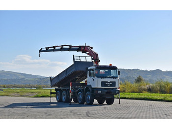 Crane truck, Tipper MAN 41.460 * KRAN * 8x8 ! TOPZUSTAND: picture 2