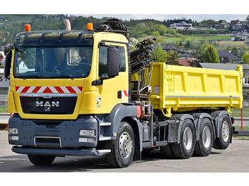 Tipper, Crane truck MAN TGS 35.440 * HIAB 122 B-3 DUO / 8x4: picture 5