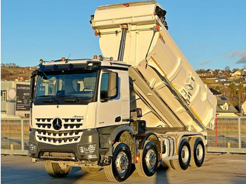 Tipper, Crane truck Mercedes-Benz AROCS 3248 * KIPPER * 8x4 * TOPZUSTAND: picture 4