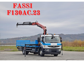 Crane truck RENAULT Premium 320