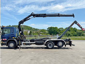 Hook lift truck, Crane truck Scania P 360 * ABROLLKIPPER * HIAB 111 BS -2 HIDUO/FUNK: picture 5