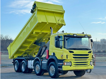 Tipper, Crane truck Scania P 400 Kipper 5,90 m + BORDMATIC * 8x4 * TOP !: picture 4