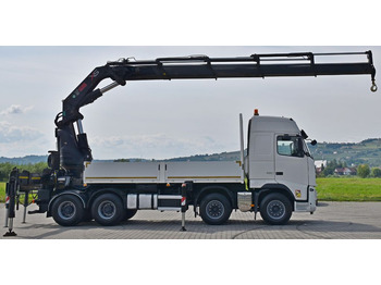 Crane truck, Dropside/ Flatbed truck Volvo FH 520 * HIAB 1055 EP - 4 HIPRO/FUNK * 8x4: picture 5