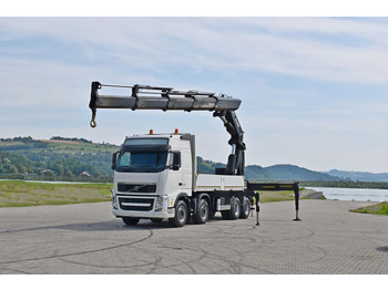 Crane truck, Dropside/ Flatbed truck Volvo FH 520 * HIAB 1055 EP - 4 HIPRO/FUNK * 8x4: picture 2