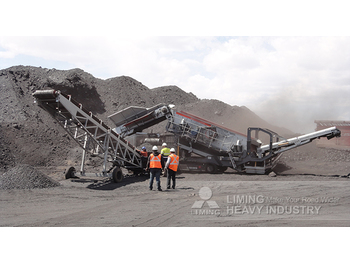 Screener Liming 100-150 tph Mobile Screening Plant Mobile Vibrating Screen: picture 4