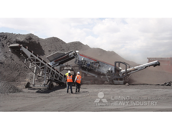 Screener Liming 100-150 tph Mobile Screening Plant Mobile Vibrating Screen: picture 3