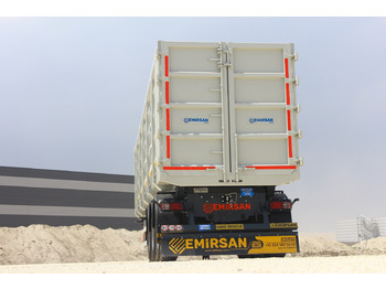 Tipper semi-trailer EMIRSAN SAX AXLE // HARDOX BODY, METAL SCRAP TIPPER,: picture 4