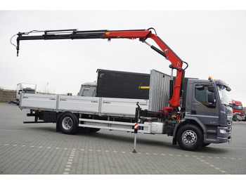 Dropside/ Flatbed truck, Crane truck DAF LF / 260 / ACC / SKRZYNIOWY + HDS / HYVA HC-183 / PILOT / ROTATO: picture 4