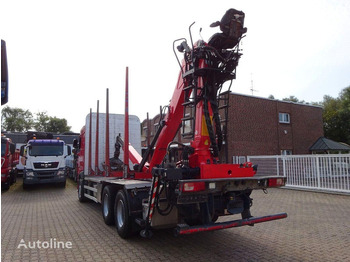 Timber truck, Crane truck for transportation of timber DAF XF 510 6x4 Crane EPSILON M120Z: picture 5