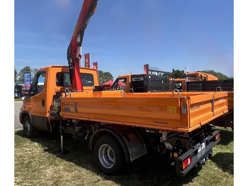 Dropside/ Flatbed truck, Crane truck Iveco Daily 70C18H - Flatbed+crane: picture 2