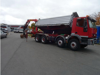 Tipper, Crane truck Iveco EuroTrakker 32.340 - 3 way tipper truck + crane: picture 3