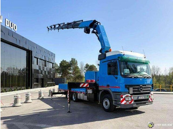 Dropside/ Flatbed truck, Crane truck Mercedes-Benz ACTROS 2646L: picture 2
