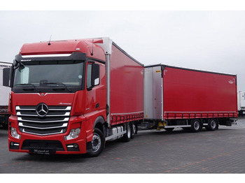 Curtainsider truck MERCEDES-BENZ