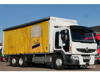 Curtainsider truck RENAULT Premium 430
