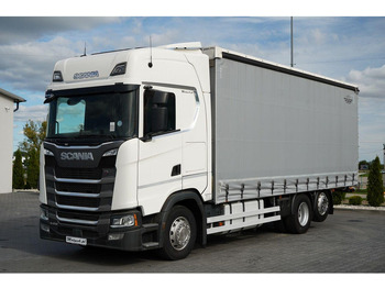 Curtainsider truck Scania S 450 / SOLÓWKA / 6X2 / OŚ PODNOSZONA / 2019 /: picture 4 Curtainsider truck Scania S 450 / SOLÓWKA / 6X2 / OŚ PODNOSZONA / 2019 /: picture 4